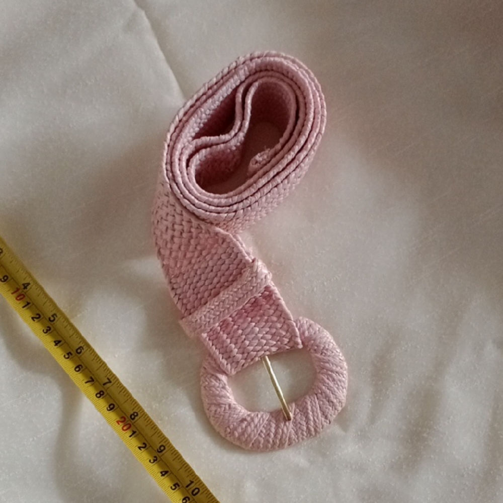 Vintage 🧐Pink Woven Belt for Women